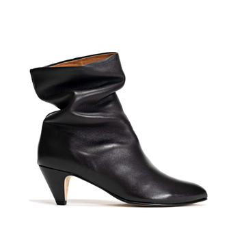Anonymous Vully 50 Stiletto Pebbled Soft Calf Black